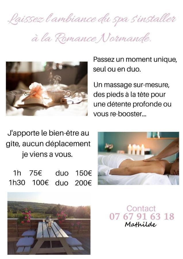 La Romance Normande gîte balnéo, massages, 2 pers. Les Authieux-sur-Calonne Extérieur photo